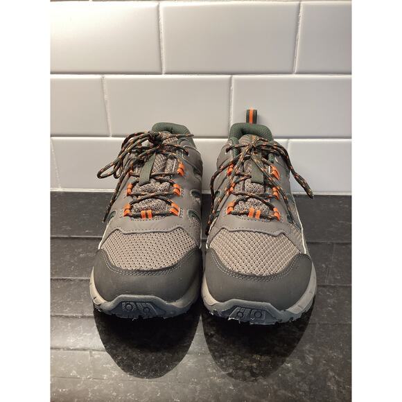 Merrell Men's Lace Up Waterproof Oak Creek Hiking Trail Shoes Gray Green 5.5 - Picture 2 of 9